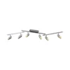Downlight LED Risell, longitud 142 cm, color aluminio