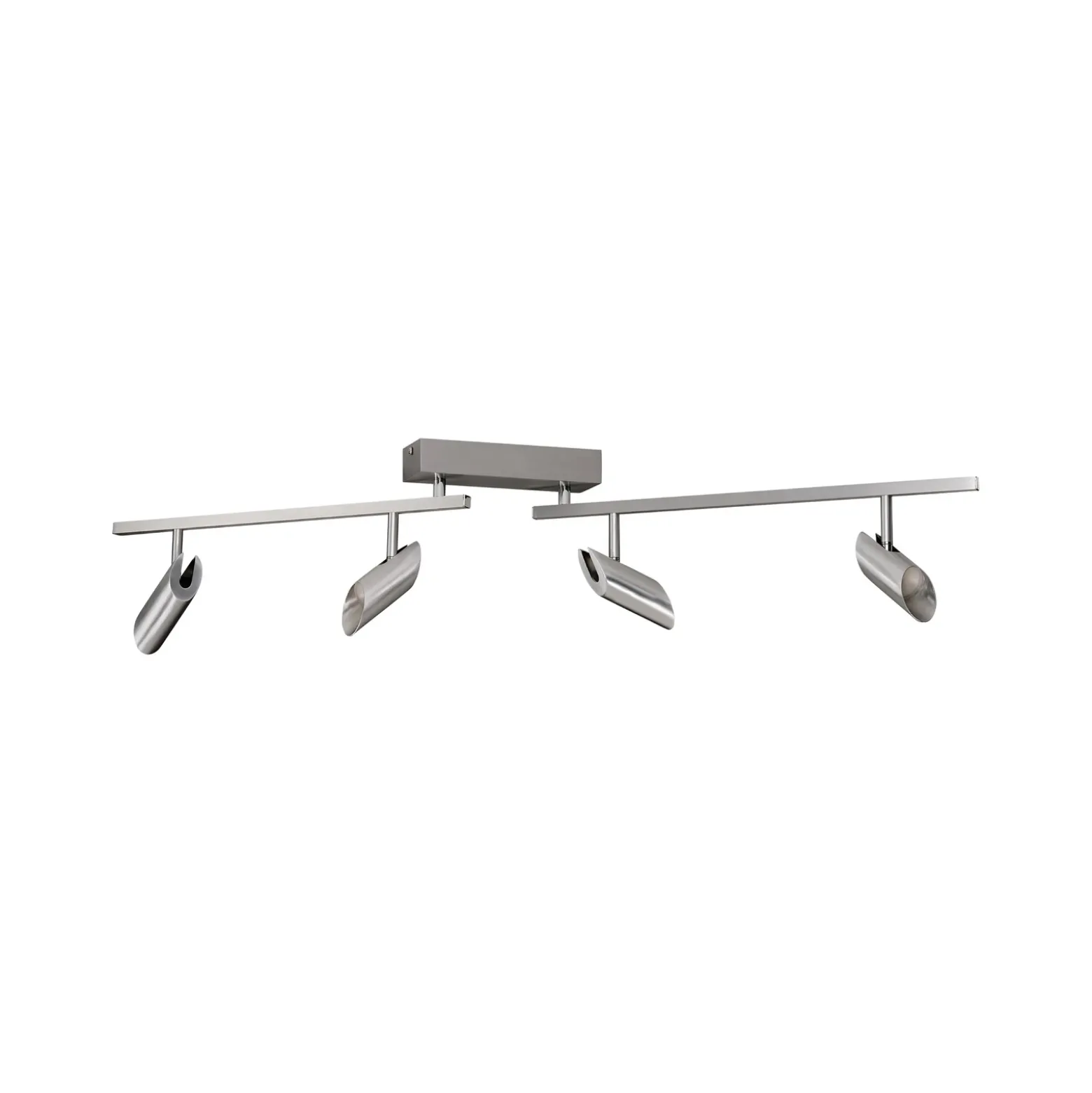 Downlight LED Risell, longitud 104 cm, color aluminio