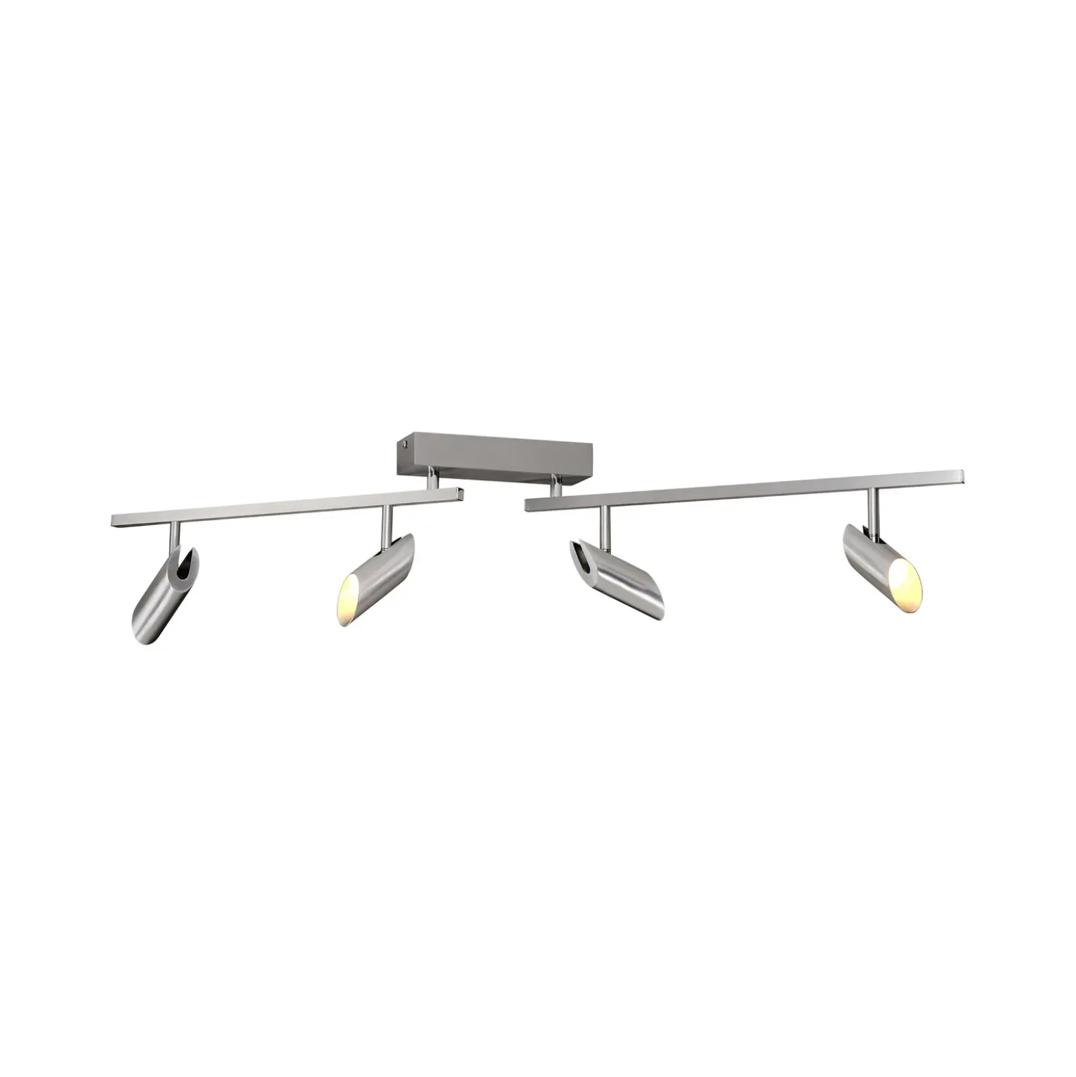 Downlight LED Risell, longitud 104 cm, color aluminio