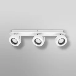 Downlight LED VENUS de OSRAM, blanco, 3 luces, metal, 3000 K