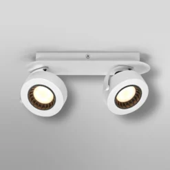 Downlight LED VENUS de OSRAM, blanco, 2 luces, metal, 3000 K
