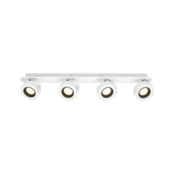 Downlight LED VENUS de OSRAM, blanco, 4 luces, metal, 3000 K