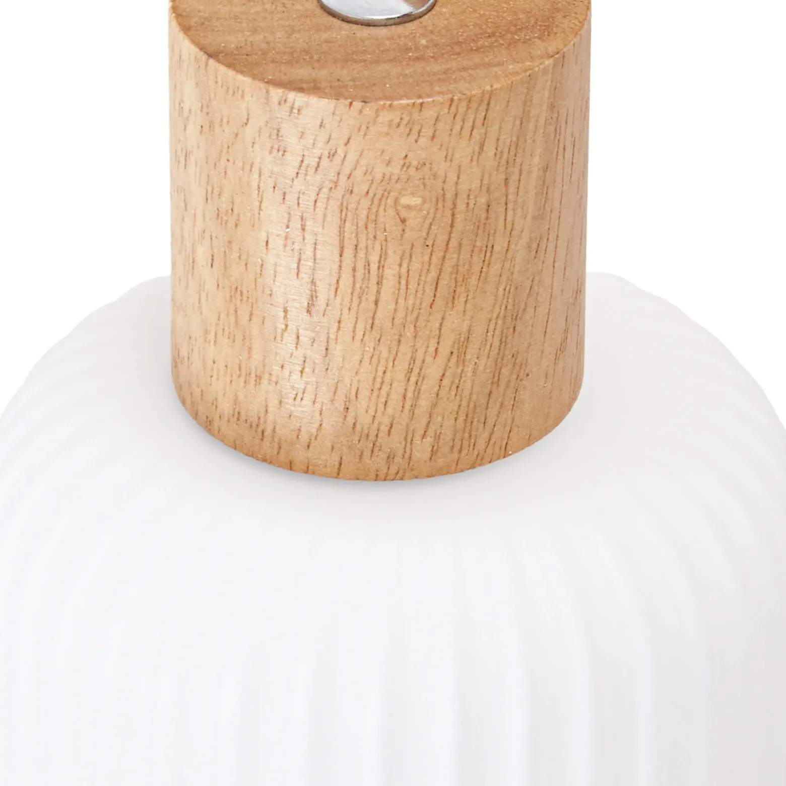 Downlight Lindby Darla, de 3 luces, blanco/color madera