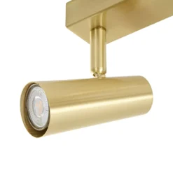 Downlight Lindby Iluna, 6 luces, latón, GU10