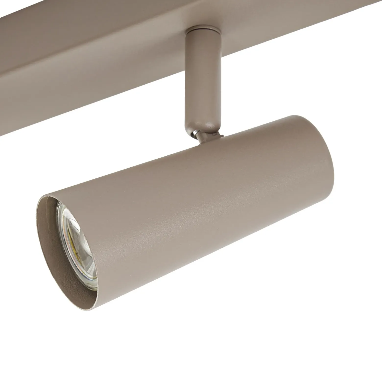Downlight Lindby Iluna, 6 luces, marrón café, GU10