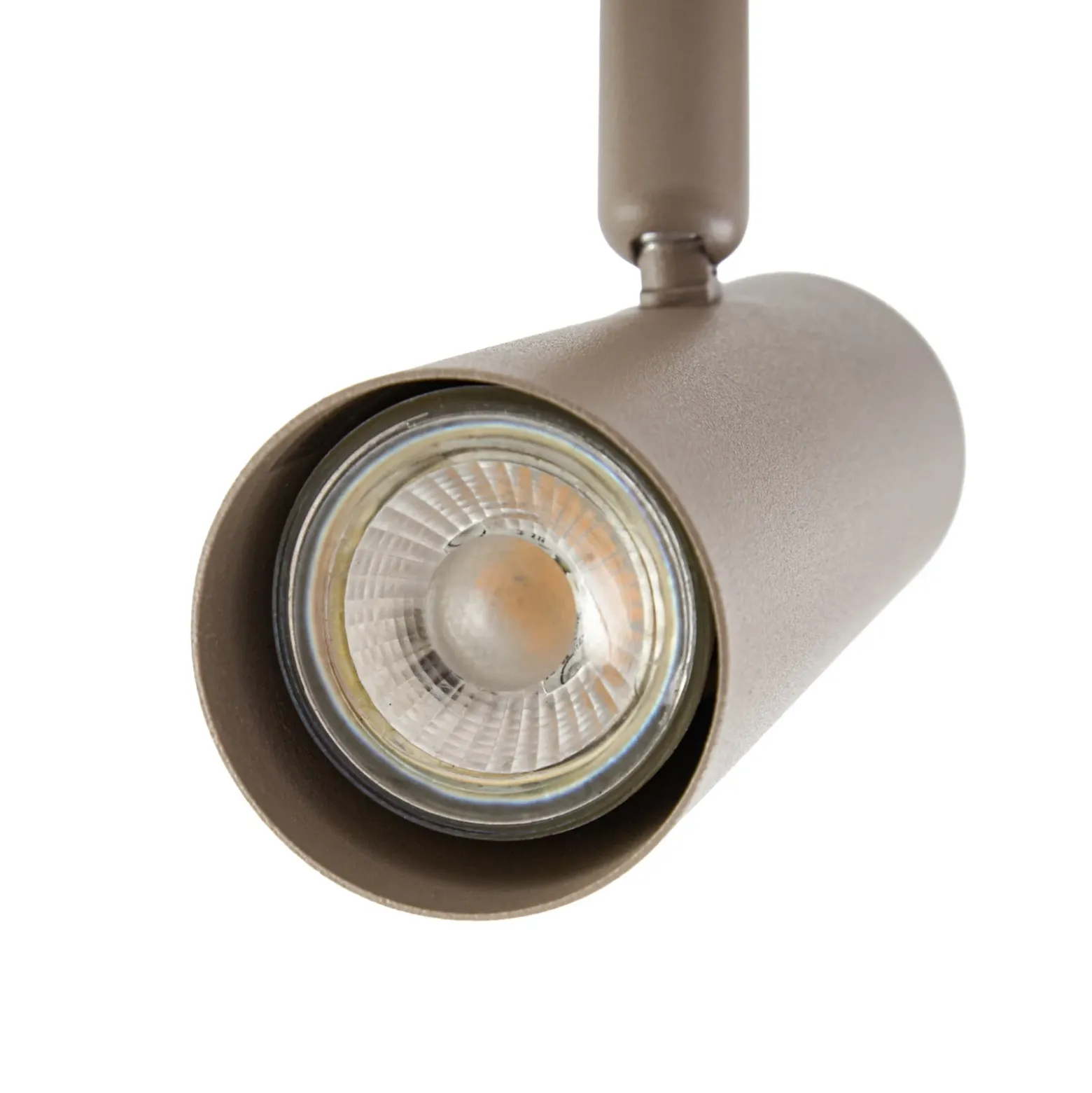 Downlight Lindby Iluna, 4 luces, marrón café, GU10