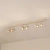 Downlight Lindby Kardis, beige, 6 luces, metal, GU10