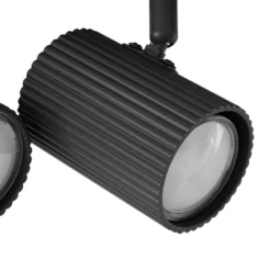 Downlight Lindby Kardis, gris oscuro, 6 luces, metal, GU10