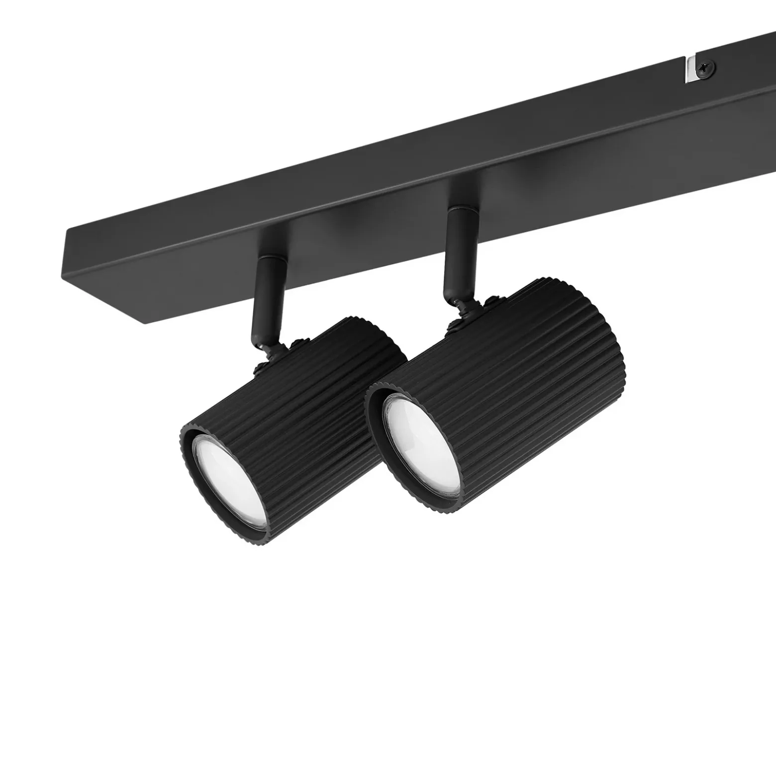 Downlight Lindby Kardis, gris oscuro, 6 luces, metal, GU10
