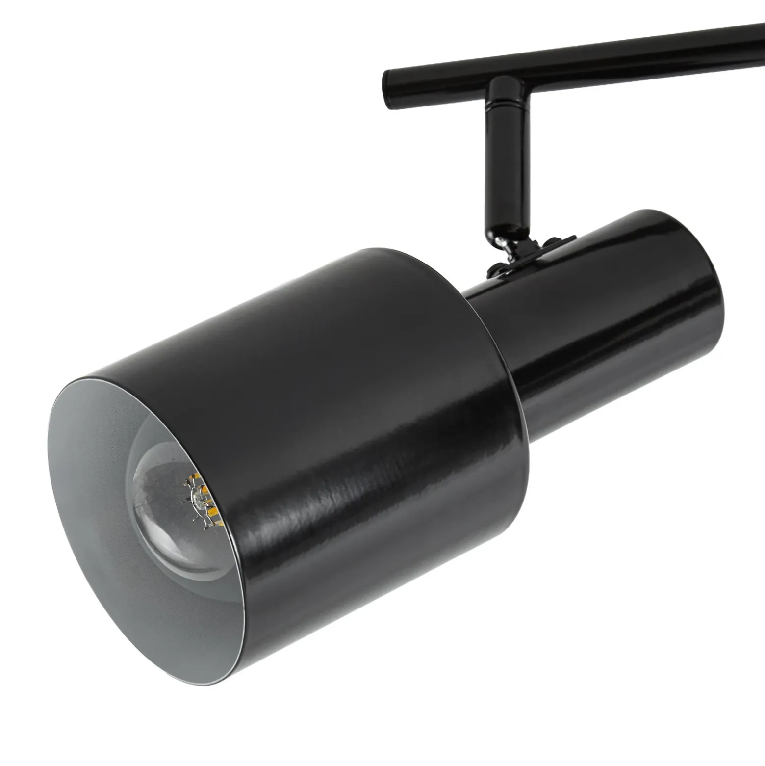 Downlight Lindby Ovelia, negro, 80 cm, 4 luces, E27