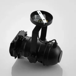 Downlight Lindby Tilen, 1 luz, negro, metal, 38 cm
