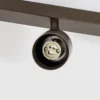 Downlight Link, color titanio-dorado, longitud 33 cm, 3 luces.