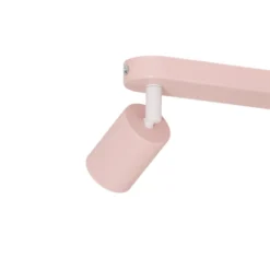 Downlight Livia, rosa, 52 cm, 3 luces, metal, GU10