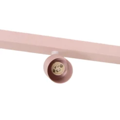 Downlight Livia, rosa, 52 cm, 3 luces, metal, GU10