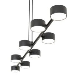 Downlight Megara, longitud 100 cm, metal, 8 luces.