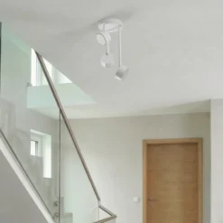 Downlight Nemo, 3 luces, blanco, orientable, GX53