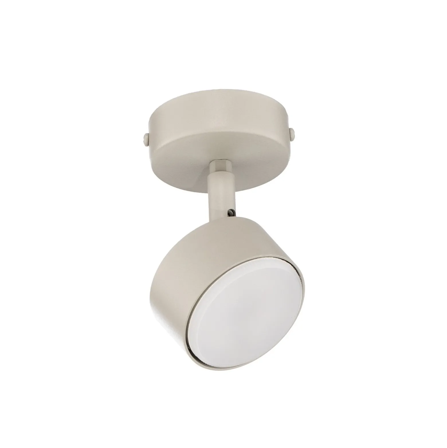 Downlight Nemo, 1 luz, gris-beige, orientable, GX53