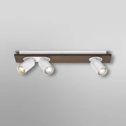 Downlight OSRAM MERCURY, blanco, 3 focos GU10-LED 927 atenuable
