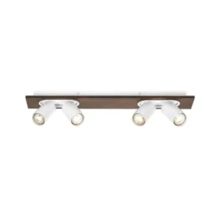 Downlight OSRAM MERCURY, blanco, 4 focos GU10-LED atenuable