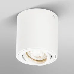 Downlight OSRAM ROUND, blanco, Ø 8 cm, metal, GU10