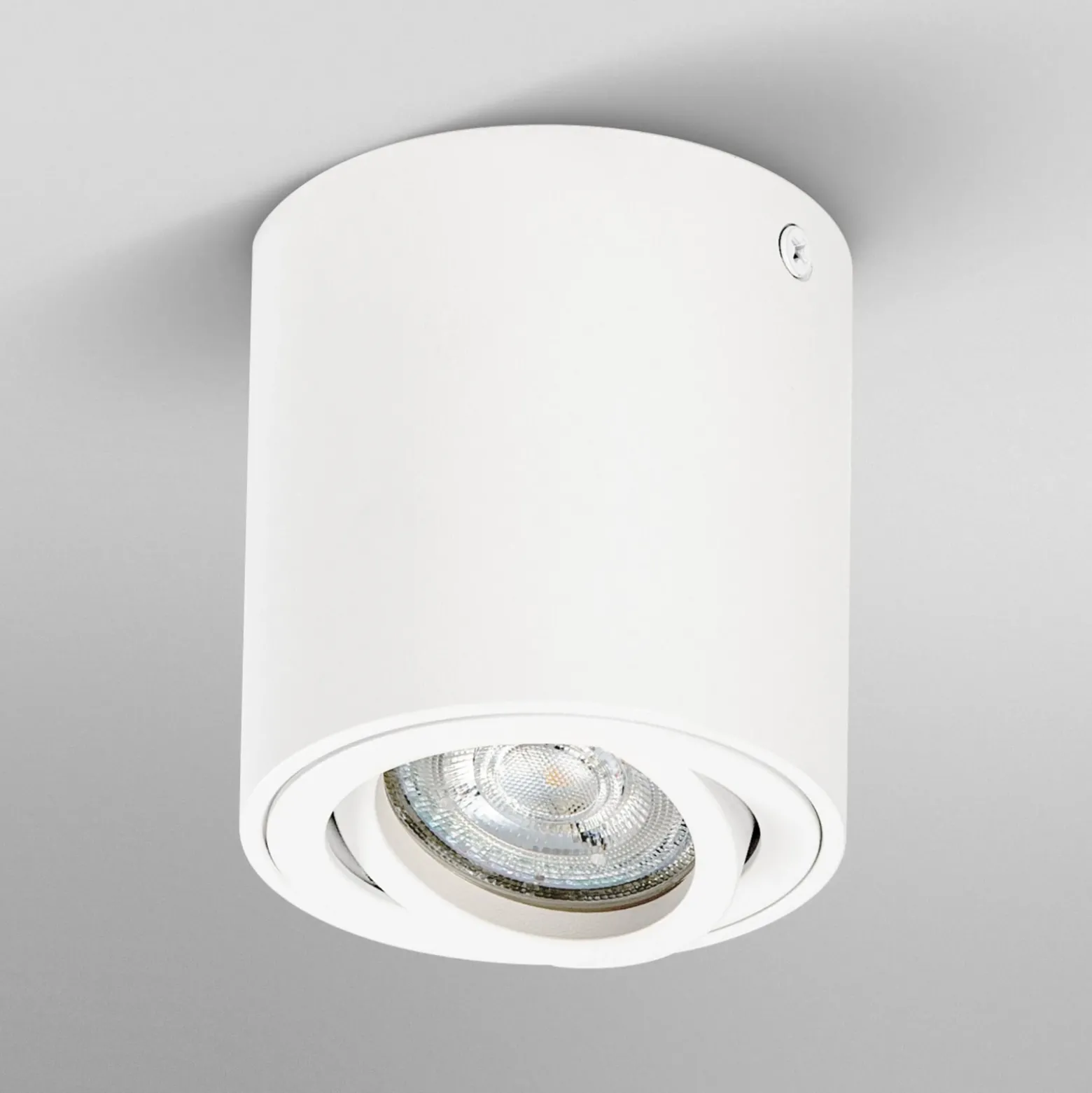 Downlight OSRAM ROUND, blanco, Ø 8 cm, metal, GU10