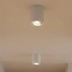 Downlight OSRAM ROUND, blanco, Ø 8 cm, metal, GU10
