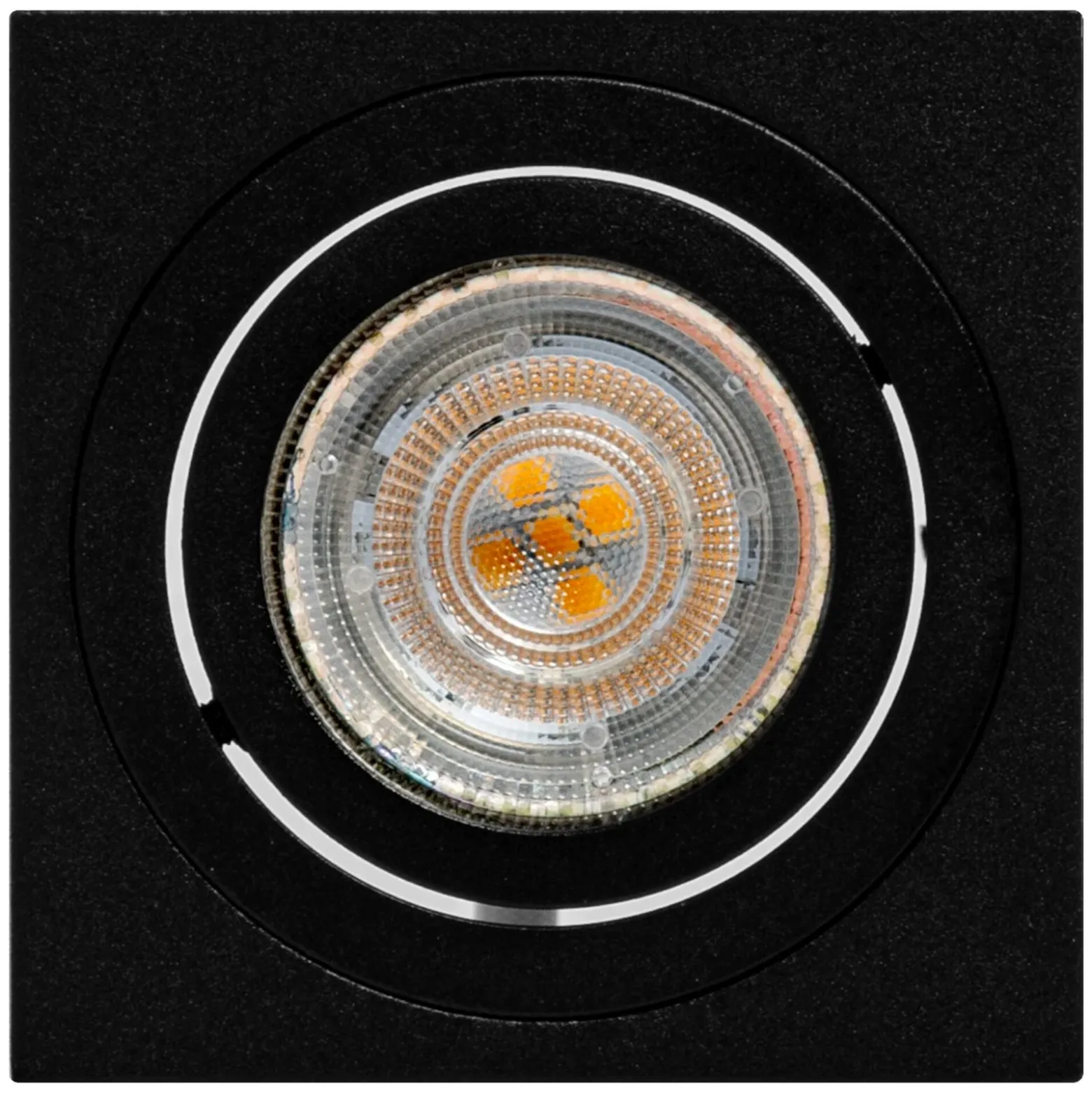 Downlight OSRAM SQUARE, negro, 8 x 8 cm, metal, GU10