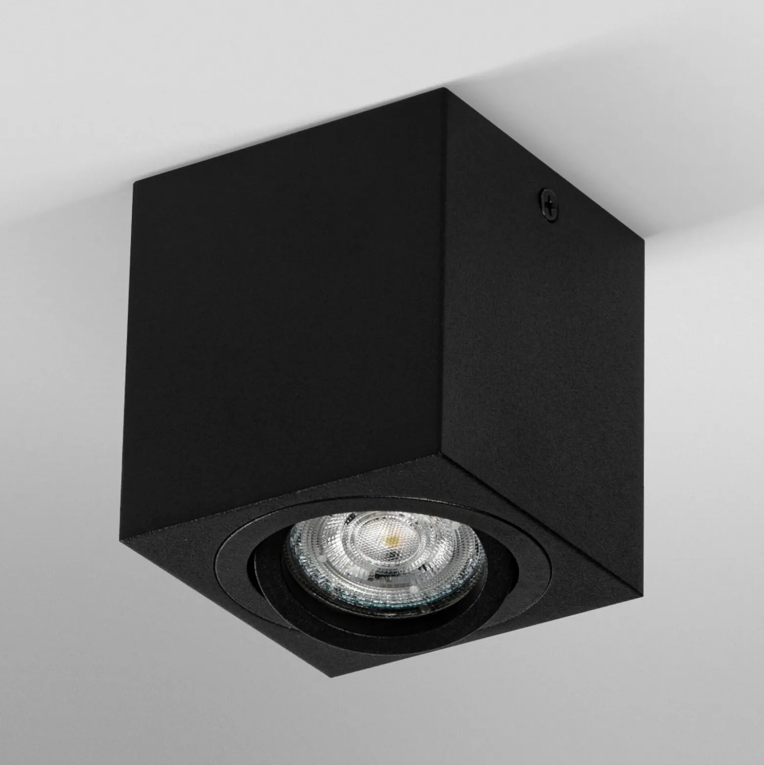 Downlight OSRAM SQUARE, negro, 8 x 8 cm, metal, GU10