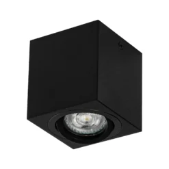 Downlight OSRAM SQUARE, negro, 8 x 8 cm, metal, GU10