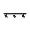 Downlight Paulmann Zyli, negro, 60 cm, 3 luces, IP44