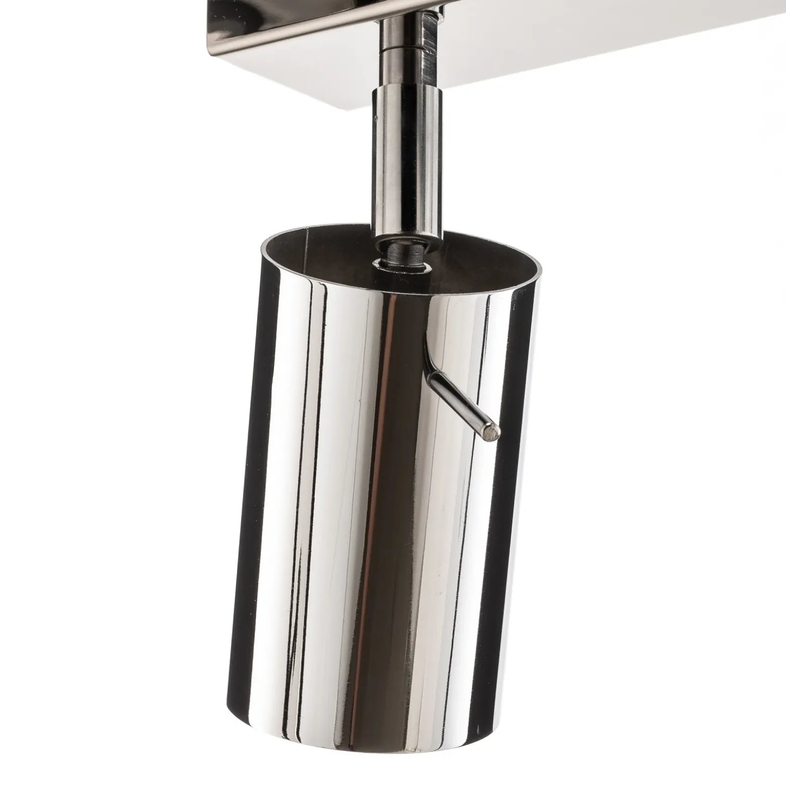 Downlight redondo, cromado, 3 luces lineales