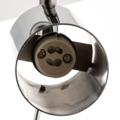Downlight redondo, cromado, 3 luces lineales