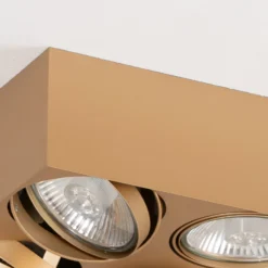 Downlight Riesta, dorado, 4 luces