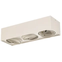 Downlight Ronda, 3 luces, blanco