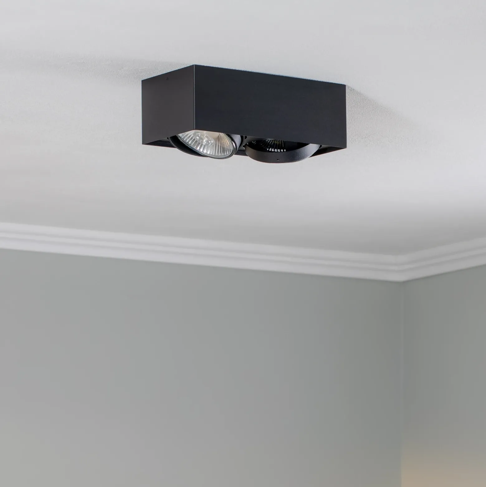 Downlight Ronda, 2 luces, negro