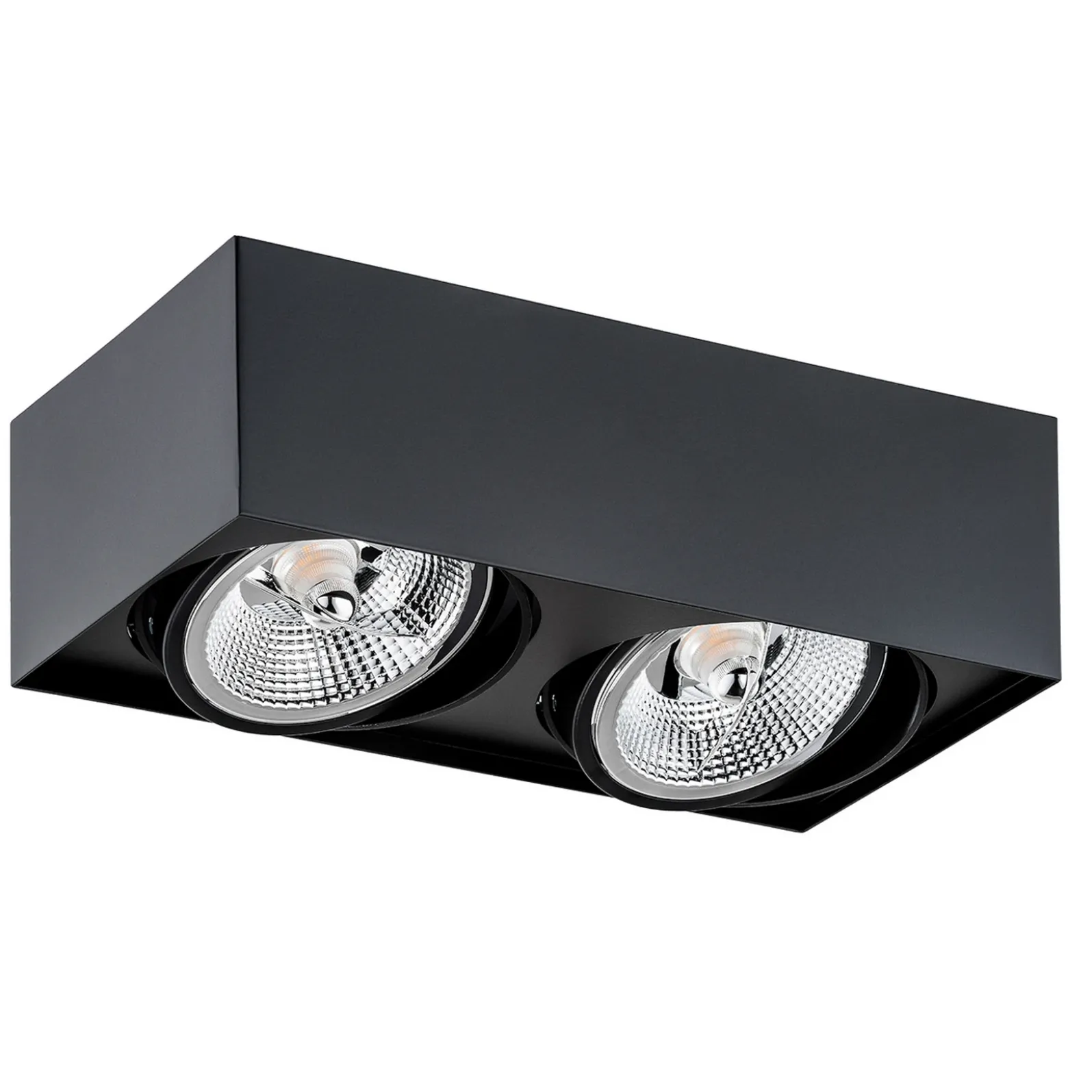 Downlight Ronda, 2 luces, negro