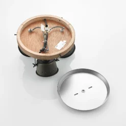 Downlight Rubinjo de Lindby, Ø 31 cm, 3 luces, madera, GU10