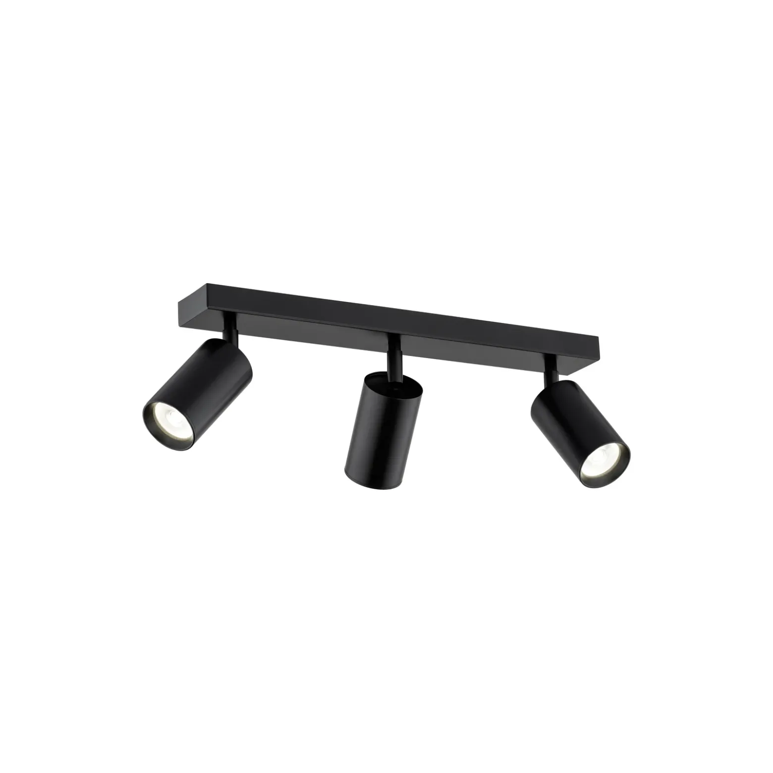 Downlight Sado negro acero ajustable 3 luces largo