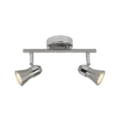 Downlight Sanny, hierro/cromo, anchura 31,5 cm, metal