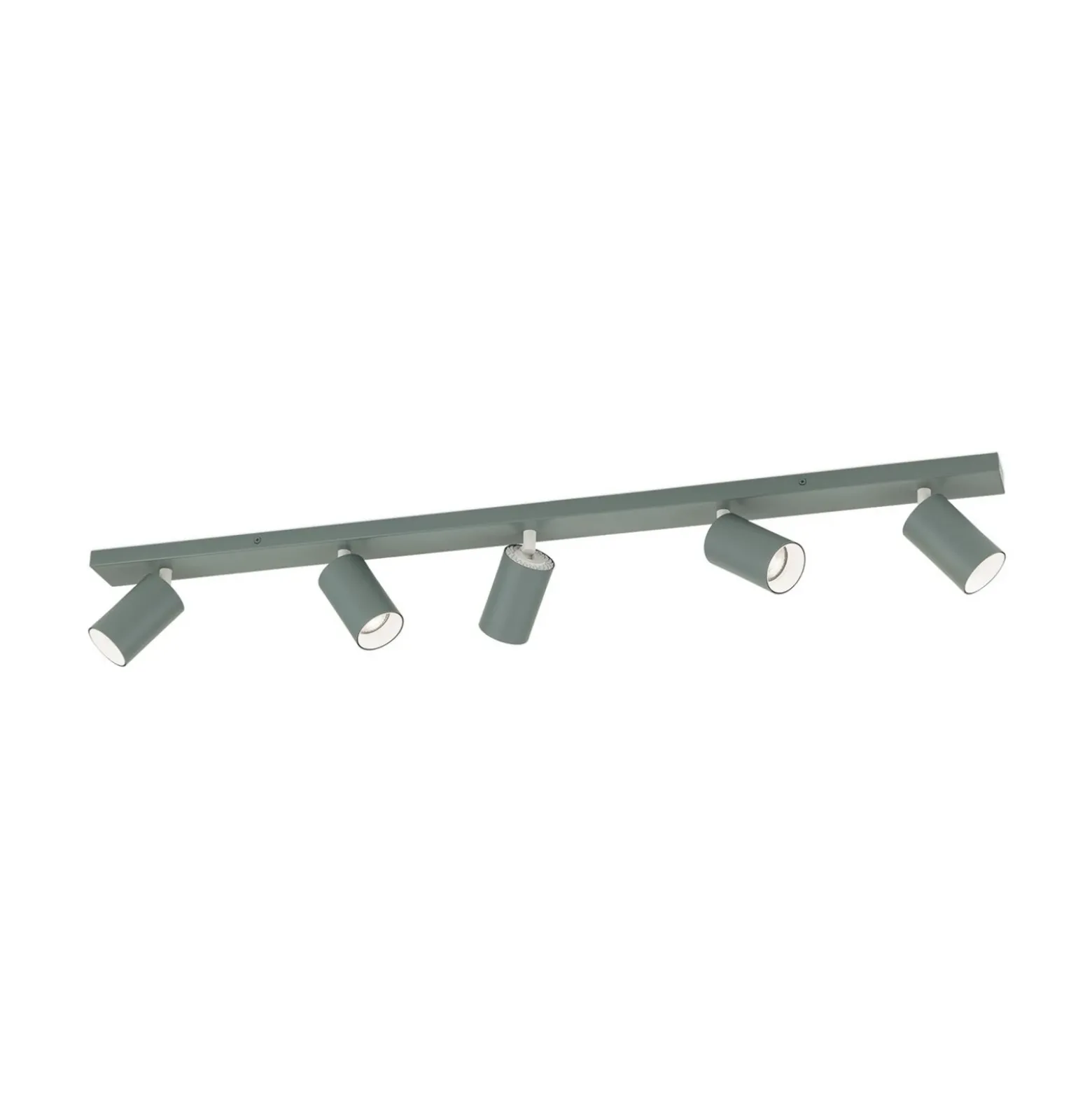 Downlight Sean, verde claro, 5 luces, aluminio, GU10