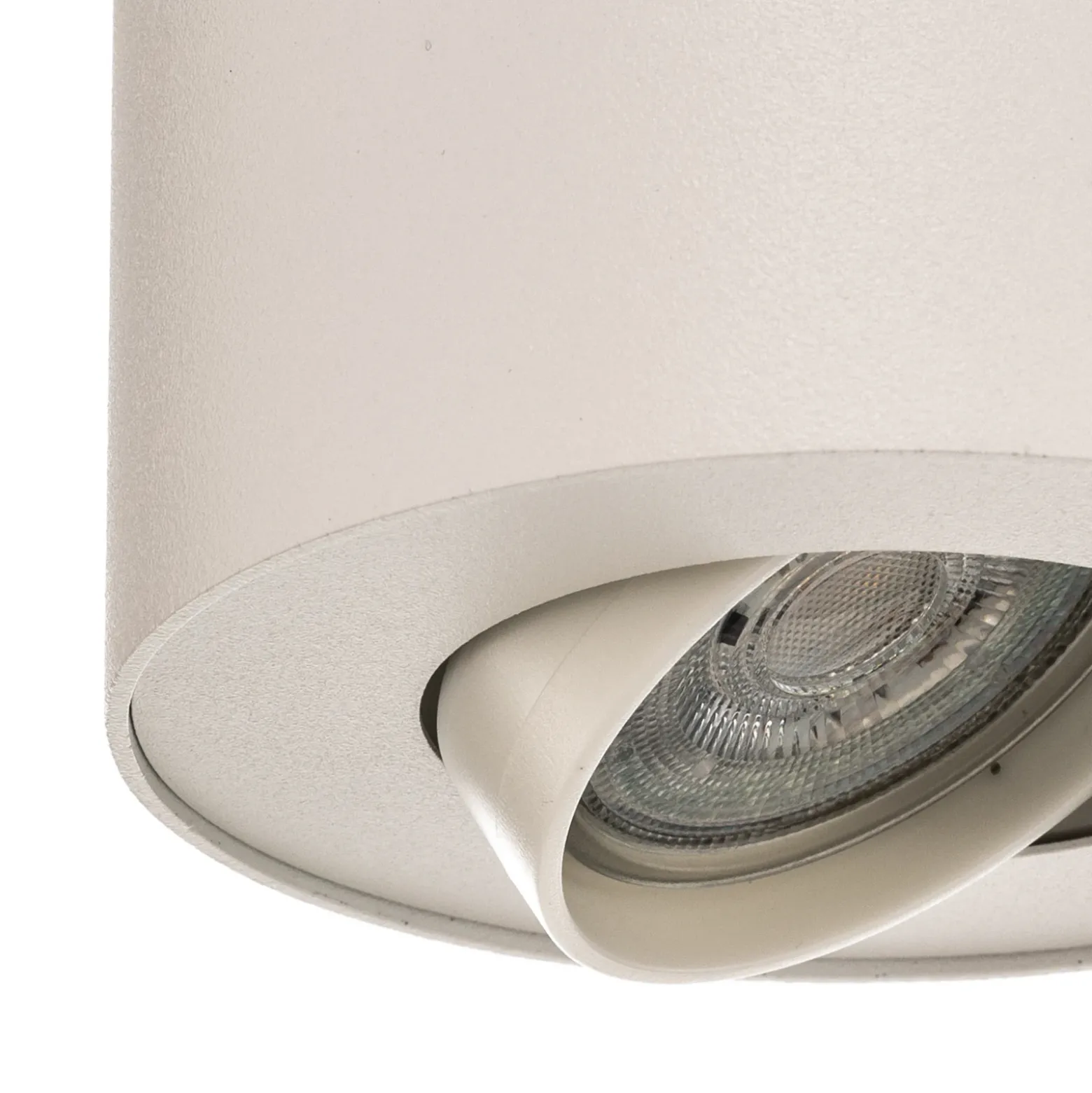 Downlight SET, blanco, metal, 12 cm de altura, orientables, GU10