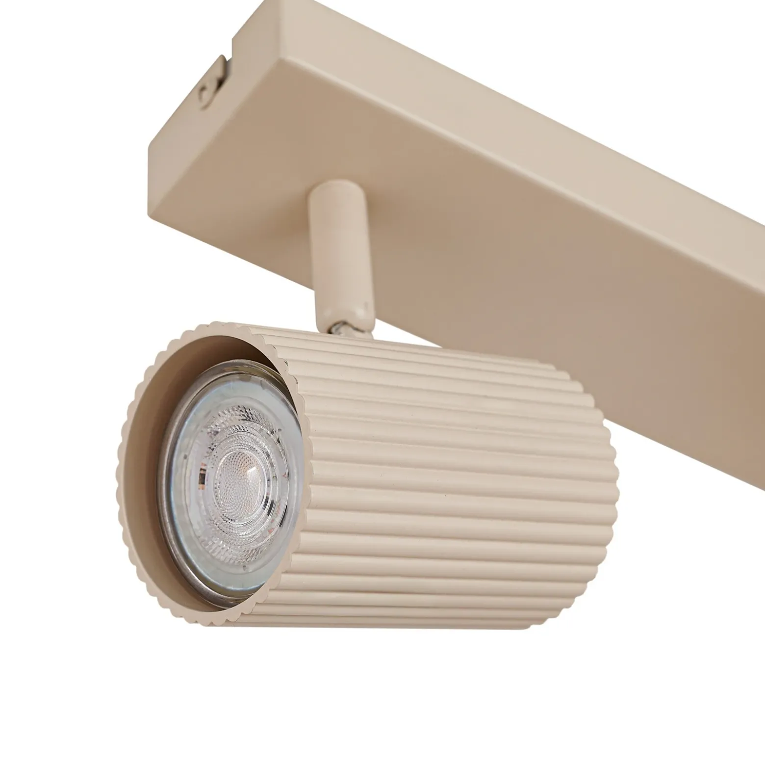 Downlights Lindby Kardis, beige, 3 luces, metal, GU10