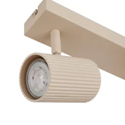 Downlights Lindby Kardis, beige, 3 luces, metal, GU10