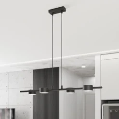 Downlight Sora, longitud 80 cm, metal, 4 luces.