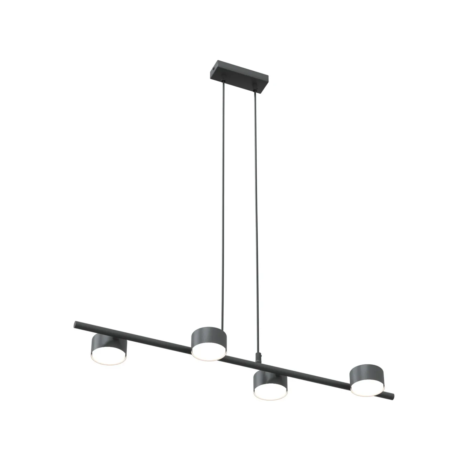 Downlight Sora, longitud 80 cm, metal, 4 luces.
