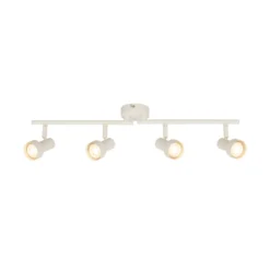 Downlight Tapp, blanco, longitud 61 cm, 4 luces, metal, GU10