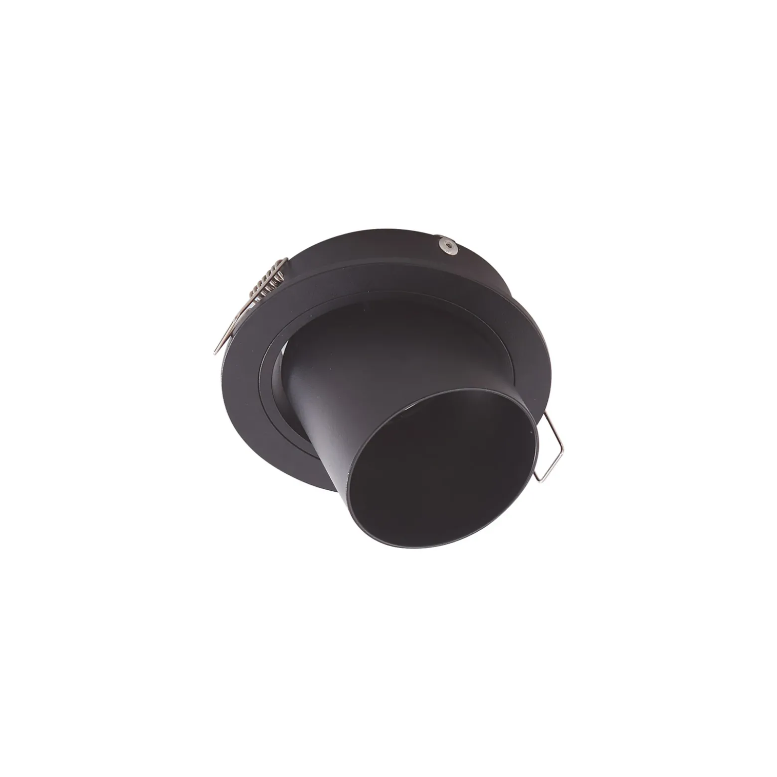 Downlight Thorid de Lindby, Ø 9 cm, negro, metal, GU10
