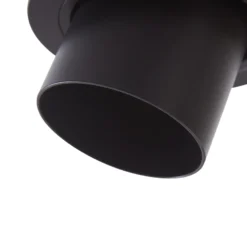 Downlight Thorid de Lindby, Ø 9 cm, negro, metal, GU10