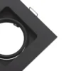 Downlight Thorid de Lindby, negro, 10 x 10 cm, juego de 10, GU10