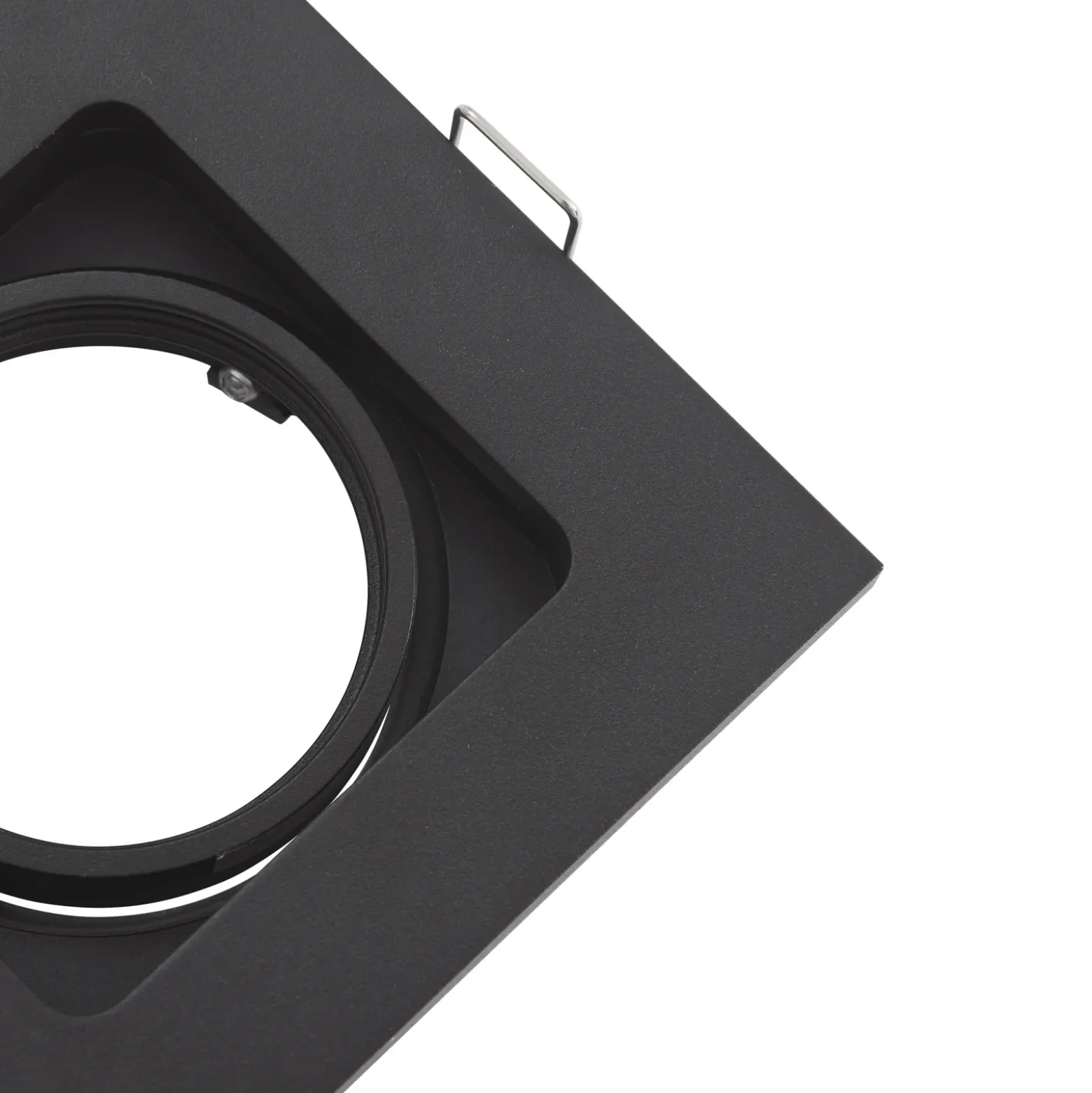 Downlight Thorid de Lindby, negro, 10 x 10 cm, juego de 10, GU10